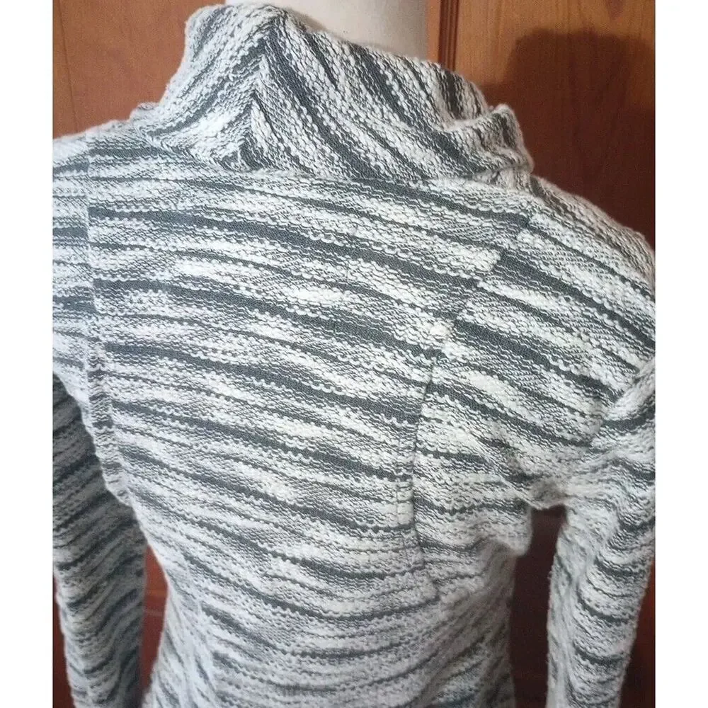 Anthropologie Saturday Sunday Sweater Womens Sz S‎ Grey Sidewinder jacket